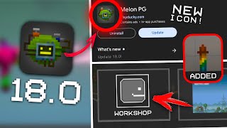 UPDATE 180 WORKSHOP  FIREWORK and NEW ICON in Melon Playground [upl. by Shanie535]