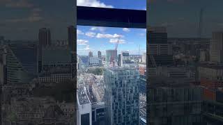 Impresive glass lift 😳 39floor skyline london high elevator views sushisamba [upl. by Dugas]