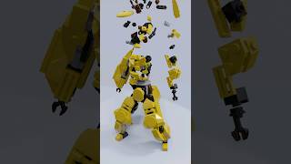 Lego Mech Mechacu Speed Build [upl. by Nybor]