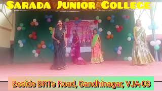 Sarada Junior College Freshers Day 2024 Beside BRTS Road Gandhi Nagar Vijayawada [upl. by Auqcinahs775]