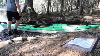 Packing a kayak for multiday camping trips with portaging [upl. by Fredra639]