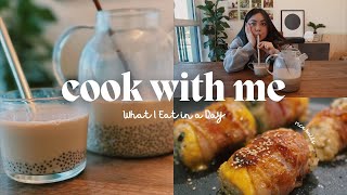 What I Eat in a Day  easy homemade recipes for two  feastmas ep 5 [upl. by Huxley]