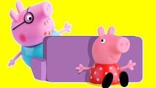 Piggy Daddy play hide and seek  Stop Motion for Kids [upl. by Tung221]