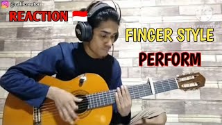 Reaction  Yank  Wali Finger Style Guitar [upl. by Redle]