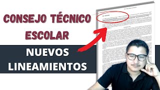 NUEVOS lineamientos para los Consejos Técnicos Escolares [upl. by Alemac]