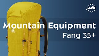 Рюкзак Mountain Equipment Fang 35 Обзор [upl. by Ynatirb232]