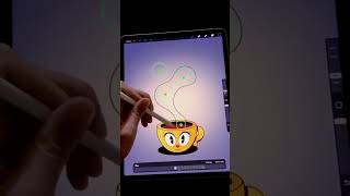 Animation on procreate procreate animation digitalart [upl. by Uriisa275]