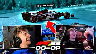 SPRINT RACE DESCENDS INTO CHAOS  F1 23 CoOp Career 10 [upl. by Omero]