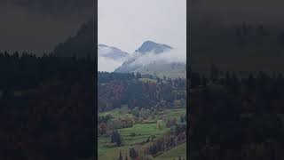 Berge in den Wolken bergblick panorama berge nature [upl. by Aseek]