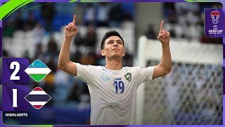 Full Match  AFC ASIAN CUP QATAR 2023™  Round of 16  Uzbekistan vs Thailand [upl. by Hershell]