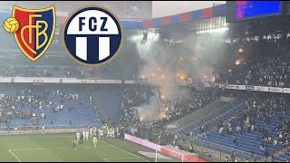 Pyro und lautstarke Stimmung beim Schweizer Klassiker  FC Basel vs FC Zürich 070523 [upl. by Rothwell]