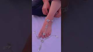 Silver anklet designspayal [upl. by Nairdna]