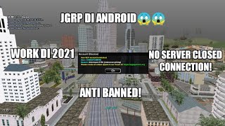 Cara main jgrp di android work 100  di 2021 fix Server closed connection 😱😱 [upl. by Tia18]