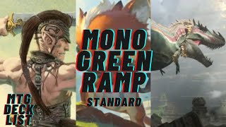 Llanowar Elves Helps Ramp Up Fast Foundations Standard Mono Green Ramp MTG Arena [upl. by Skye]