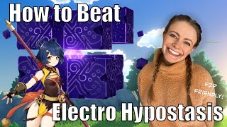 How to Beat the Electro Hypostasis with a F2P Team  Genshin Impact Tutorial [upl. by Kirit]