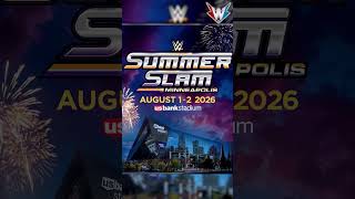 SUMMER SLAM 2026 TWO NIGHT EVENT MINNEAPOLIS summerslam wwe bigfour [upl. by Anavrin]