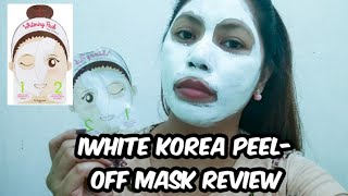 iWhite Korea Whitening Pack Peeloff Mask Review [upl. by Benedikt690]