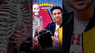 Raghav की quot Skeleton quot ☠️ Dance 🤣😂 ll Ft starplus shorts raghavjuyal tv dance comedy viral [upl. by Nauqit]