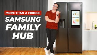 A closer look at the Samsung Family Hub Refrigerator  NextUpgrade Reviews [upl. by Ydwor]