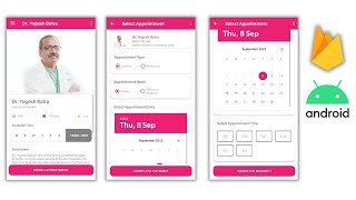 Doctor Appointment Booking Android App made with Kotlin and Firebase [upl. by Ahsaten]