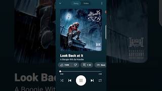 A Boogie Wit da Hoodie  Look back at it lyrics trending foryou hiphop artist lyrics rapper [upl. by Elodea]