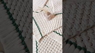 Hagamos unos individuales de macramé ✨🧵 artetextil macrame macrametutorial [upl. by Bergerac]