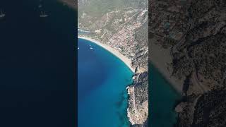 Fethiye Ölüdeniz Manzarası 🇹🇷 goparagliding travel paragliding skydiving paraglidingmania [upl. by Garrek445]