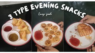 three types of evening snacksthree different types of samosadifferent types of samosa recipefood [upl. by Llehsem598]