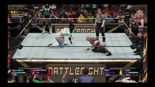 WWE 2K19  WEW THE NORTON SISTER VS SUSAN amp SHELLY NONTITLE [upl. by Jacques777]