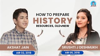 HISTORY  BOOKS OLD or NEW NCERTs By Akshat Jain IAS and Srushti J Deshmukh IAS UPSC 2018 [upl. by Ytirahs]