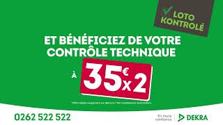 Dekra Réunion  Offre paiement en 2X [upl. by Radford]