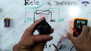 ✔️✔️COMO DIAGNOSTICAR RELE DE 4 PATAS O TERMINALES✔️✔️ [upl. by Guy]