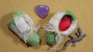 Babysocken Finkchen stricken quotKiwiquot HD 1080p [upl. by Enortna986]