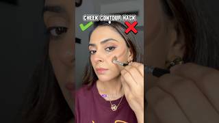 Which Contour style are you😄 contourhack contouring makeuptips beautytips makeuphacks [upl. by Bausch]