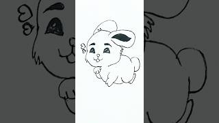 How to draw a rabbit  art rabbit [upl. by Deacon]