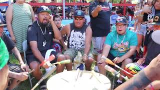 Meskwaki Nation Veterans Song at Winnebago Powwow 2023 [upl. by Araminta]