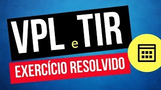 VPL e TIR exercícios resolvidos ENADE 2015 [upl. by Rao]