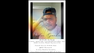 Funeral service of the late Dylan Govender [upl. by Charmane]