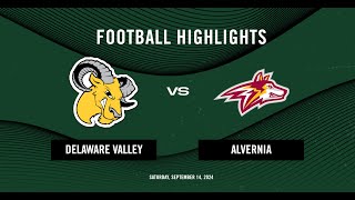 Football vs Alvernia  Highlights 9142024 [upl. by Jordanson641]