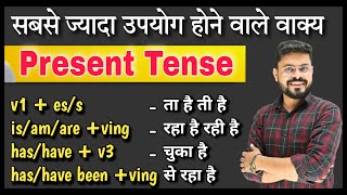 Present Tense in English Grammar  Present Tense in full Detail  Simple Continuous Perfect amp PC [upl. by Jacynth]