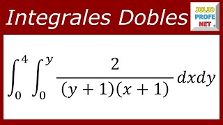 INTEGRALES DOBLES  Ejercicio 5 [upl. by Ailemaj419]