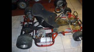 karting électrique 3900w avec un alternateur de voiture en moteur brushless [upl. by Terraj]