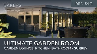 Ultimate Garden Room Shower amp Toilet  Open Plan Kitchen amp Lounge  Surrey UK  REF 5441 [upl. by Hotze]