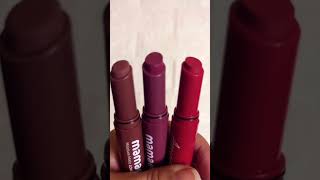 Lipstick Swatches FtMamaearth🩵💚 [upl. by Windham]