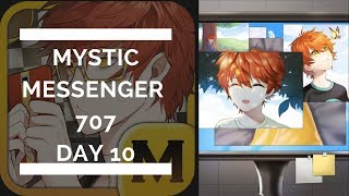 Mystic Messenger 707s Route Day 10 [upl. by Nnhoj]