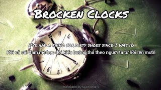 Vietsub amp Lyrics Broken Clocks  SZA [upl. by Ramedlav320]