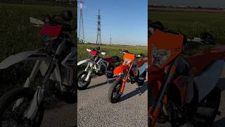 Ktm EXC and Fantic XEF bike supermotolife austria life [upl. by Shing]