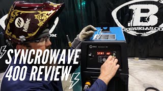 Miller Electric Syncrowave 400 ACDC Review and Demo [upl. by Eiddet]