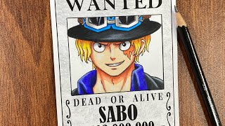 How to draw Sabo from One Piece [upl. by Laing184]