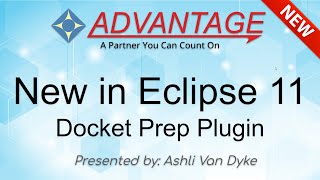 New in Eclipse 11 Docket Prep Plugin [upl. by Augie]